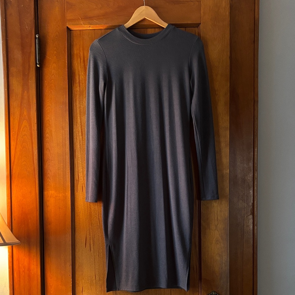 Prologue Long Sleeve Gray Dress